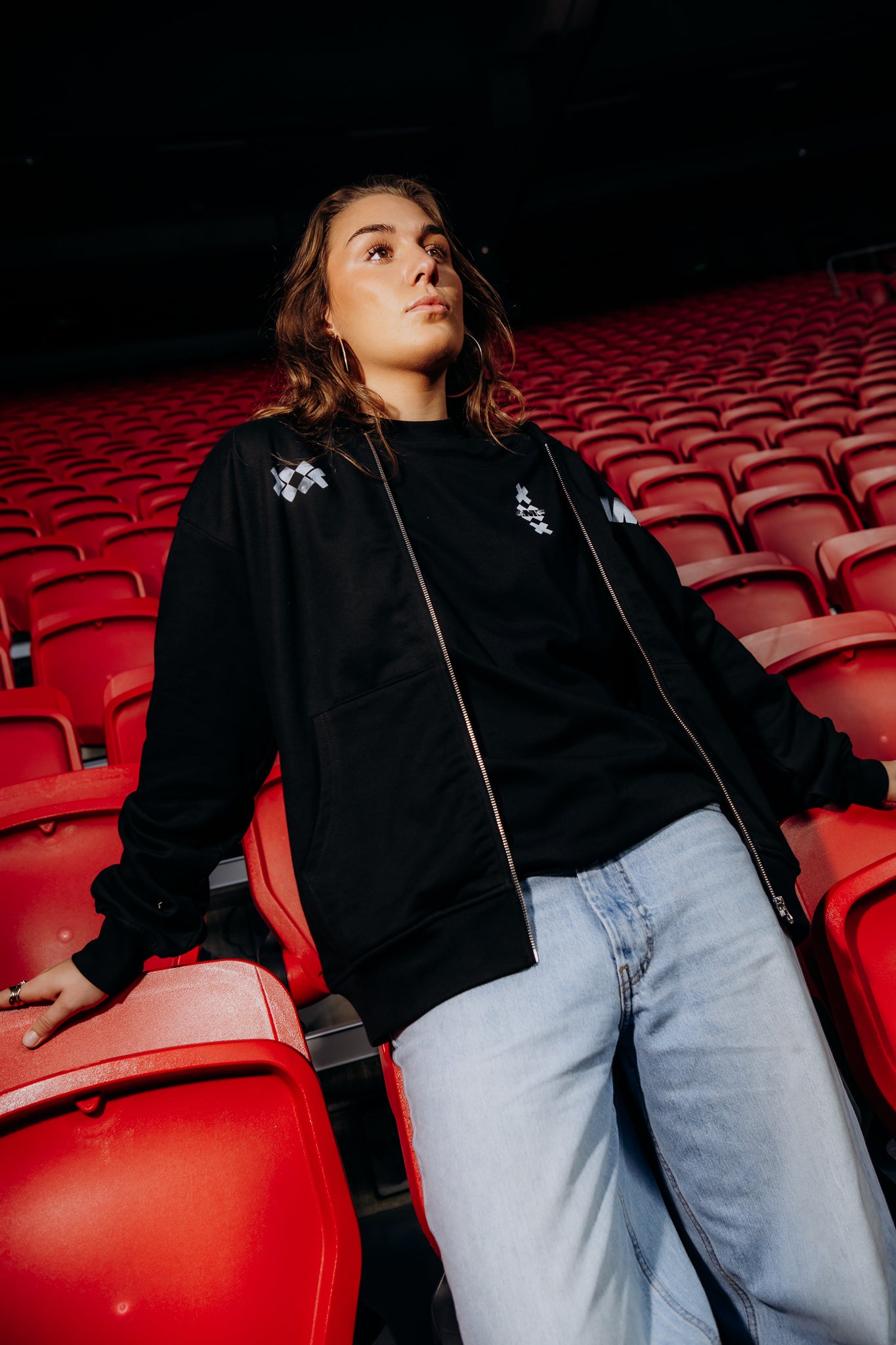AMF White Crosses Zip-Up 2025