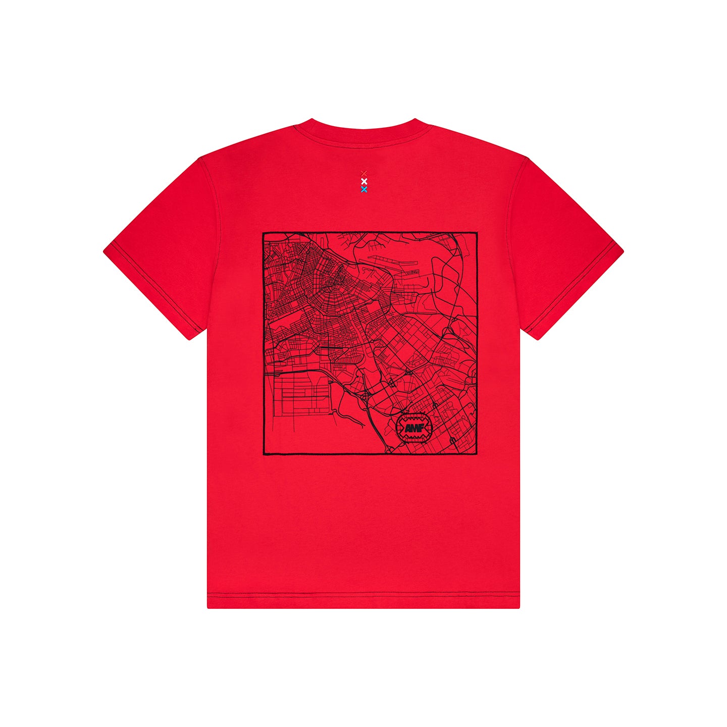 AMF Red A'dam Map t-shirt